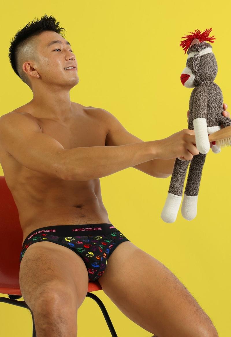 Nanairo Monkey Men's Bikini Brief (Made in Japan)