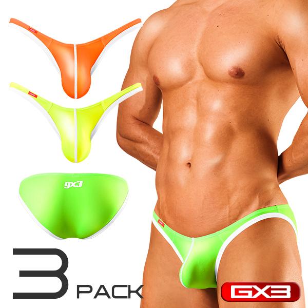 3PACK GLOSS NEON ULTRA V BIKINI - K1678