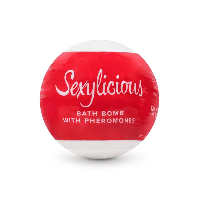Obsessive Sexylicious Bath Bomb w Pheromones - 100g (Red)