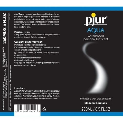 Aqua 水溶性人體潤滑液 - 250ml