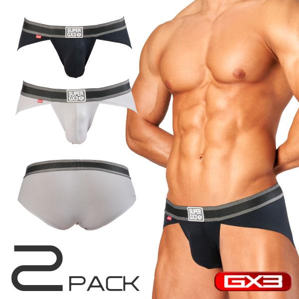 Super Pop Monotone Athletic Brief - 2Pack