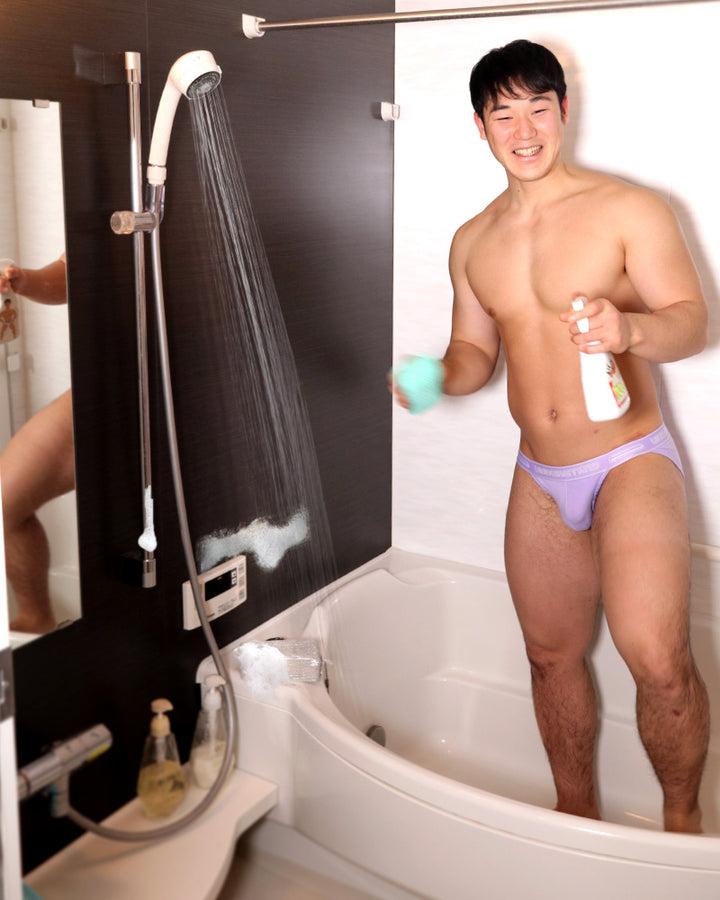 STAMPED 男士運動三角內褲 - 丁香紫