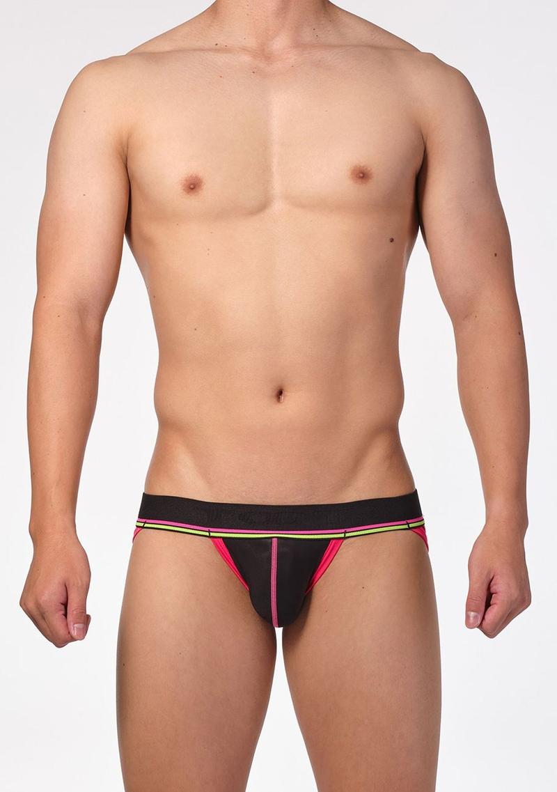 Neon-Line Hip-Strap 男裝後空內褲